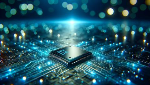 Illuminated CPU: Heart of Computing Power