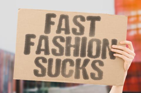 Fast Fashion Sucks. throwaway clothing culture and urging responsible purchasing. REFORM. OVERSIGHT. ENFORCEMENT. DIGNITY. JUSTICE. AWARENESS. TRANSPARENCY