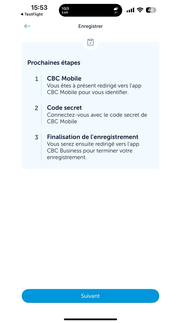 Comment installer et s'enregistrer dans CBC Business? - CBC Banque et ...