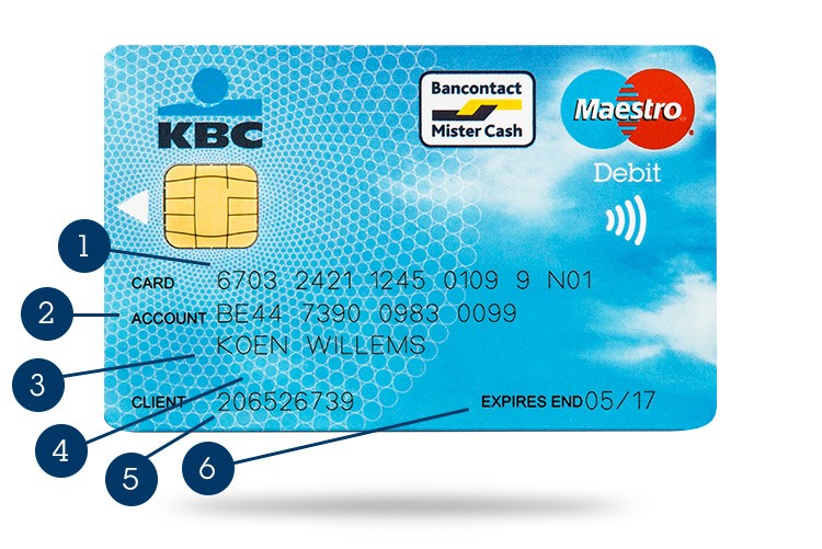 Dicht Tegenstrijdigheid Idioot What is my card number or account number? - KBC Banking & Insurance