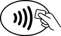 pictogramme ‘paiement sans contact’