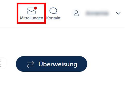 Mitteilungen und Dokumente in KBC Touch lesen