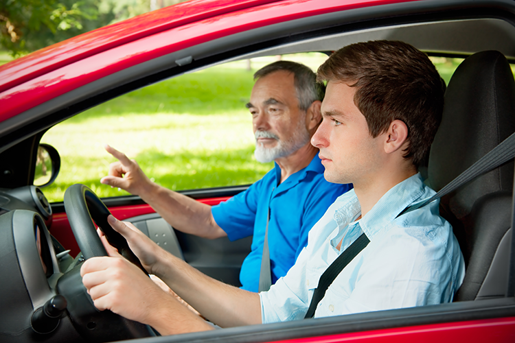 Practising for your practical driving test with someone you know or a driving instructor?