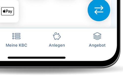 Sie finden die Galerie in KBC Mobile unter Anlegen. Sie finden die Galerie in KBC Mobile unter Anlegen.