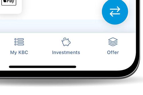 You can find the Gallery under ‘Investments’ in KBC Mobile. You can find the Gallery under ‘Investments’ in KBC Mobile.