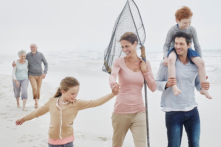 Famille plage